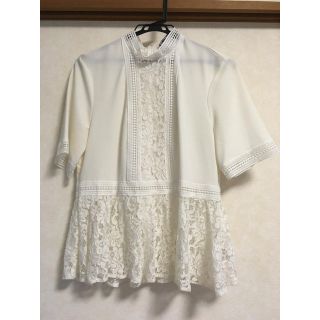 ザラ(ZARA)のZARA 半袖ブラウス(シャツ/ブラウス(半袖/袖なし))