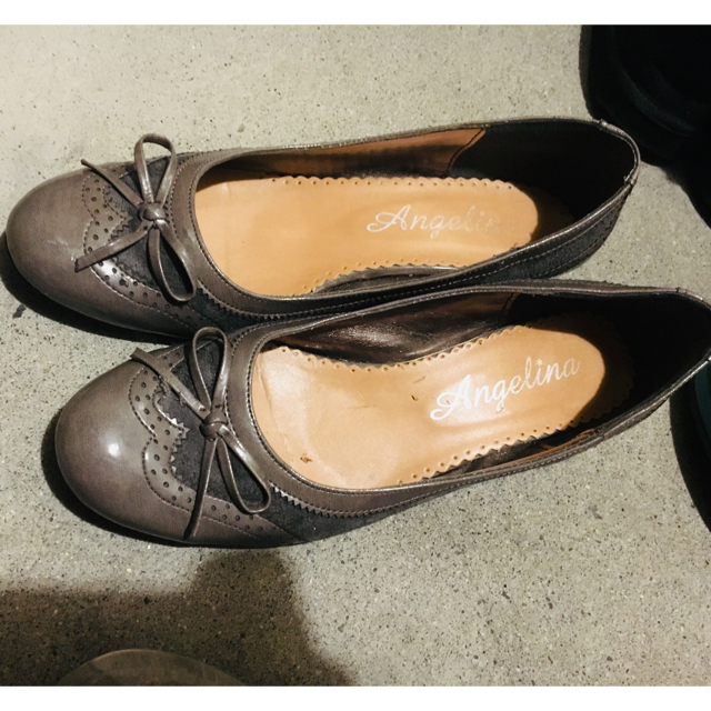 パンプス グレー  レディースの靴/シューズ(ハイヒール/パンプス)の商品写真