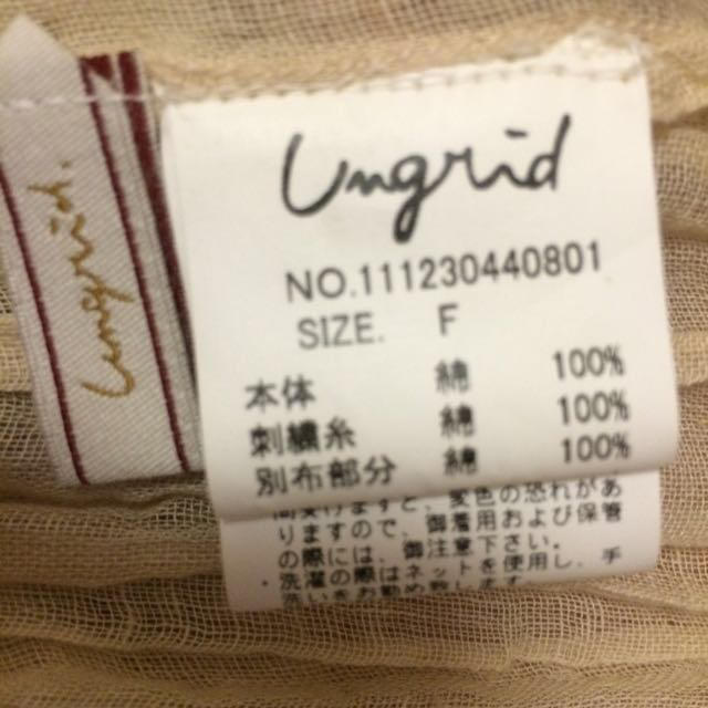 Ungrid(アングリッド)のUngrid トップス レディースのトップス(シャツ/ブラウス(長袖/七分))の商品写真