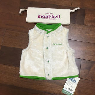 モンベル(mont bell)の新品タグ付 mont-bell ベビーベスト 80(ジャケット/コート)
