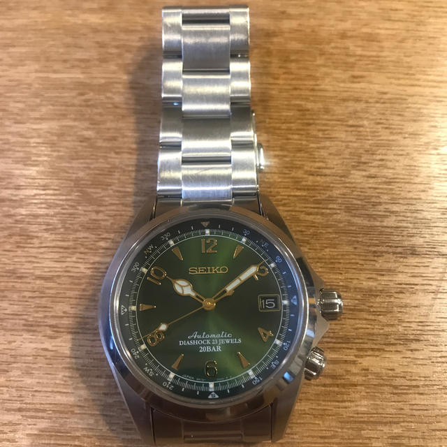 SEIKO - アクア セイコー腕時計 アルピニスト SARB017 中古 純正革ベルト付