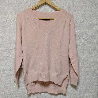 ヘザー(heather)の【美品】Vネックニット　プルオーバー(ニット/セーター)