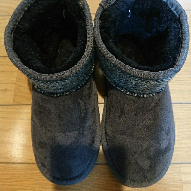 Harris Tweed(ハリスツイード)の子供 ハリスツイードブーツ×しまむら キッズ/ベビー/マタニティのキッズ靴/シューズ(15cm~)(ブーツ)の商品写真