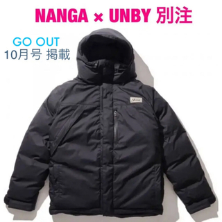 ナンガ(NANGA)のNANGA × UNBY別注 DOWN JACKET   black Lサイズ(ダウンジャケット)