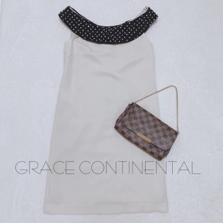 グレースコンチネンタル(GRACE CONTINENTAL)のグレースコンチネンタル：ドレス②(ミディアムドレス)