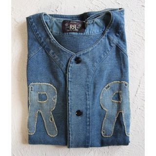 ダブルアールエル(RRL)のなると様専用　新品*RRL*インディゴ コットン ベースボール シャツ*XS*(Tシャツ/カットソー(半袖/袖なし))