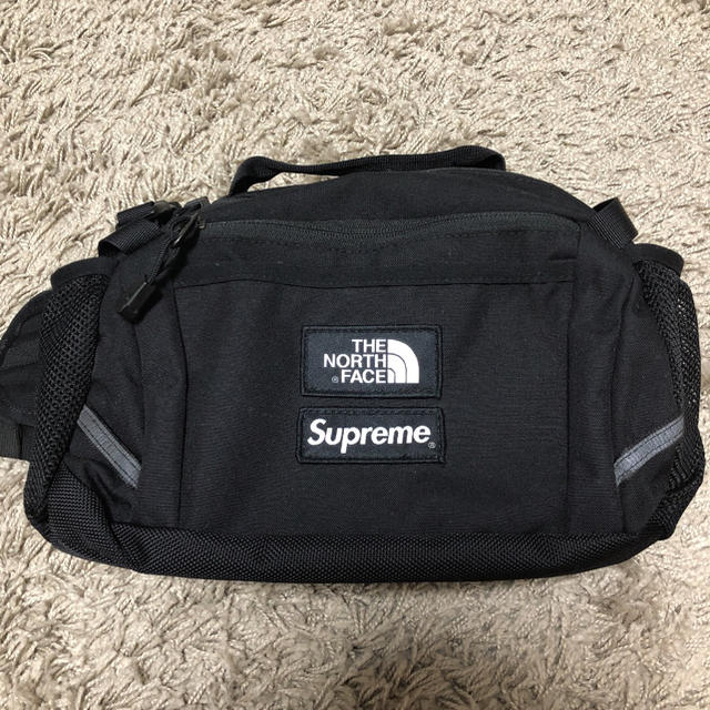 Supreme the north face ウエストバッグ 黒