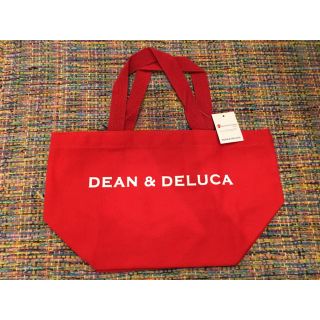 ディーンアンドデルーカ(DEAN & DELUCA)の【新品】ディーンアンドデルーカ トートバック 限定 レッド 赤 5周年(トートバッグ)