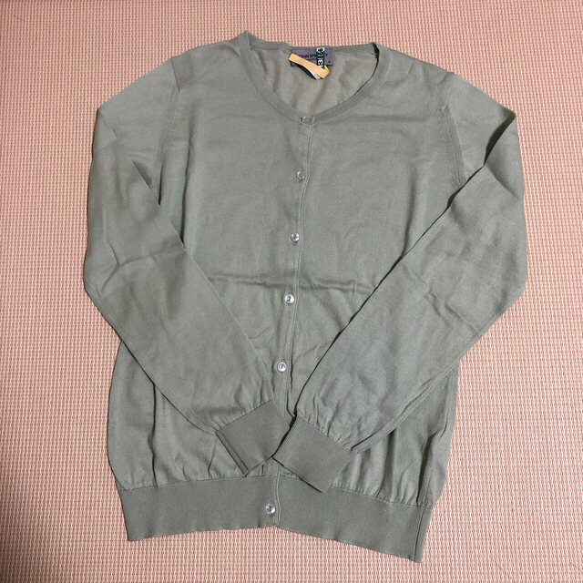 ねこ様　ジョンスメドレー カーディガン CATANIA bud green