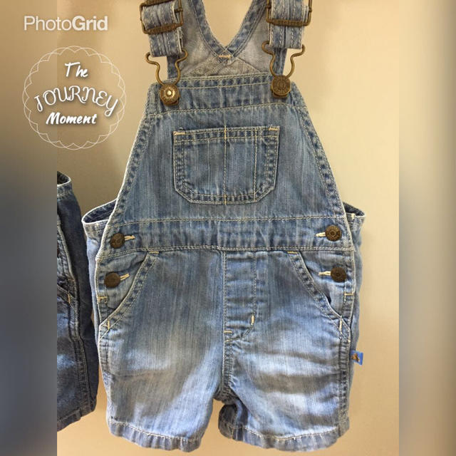 babyGAP(ベビーギャップ)のフジコ様  確認用GAPハーフサロペ80 キッズ/ベビー/マタニティのベビー服(~85cm)(パンツ)の商品写真