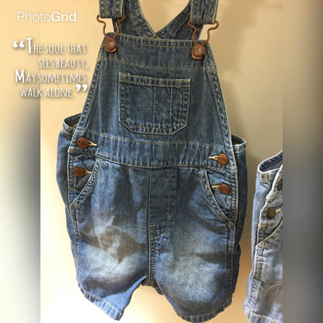 babyGAP(ベビーギャップ)のフジコ様  確認用GAPハーフサロペ80 キッズ/ベビー/マタニティのベビー服(~85cm)(パンツ)の商品写真