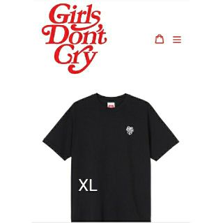 ジーディーシー(GDC)の【XL】ガールズドントクライ ロゴ Tシャツ(Tシャツ/カットソー(半袖/袖なし))