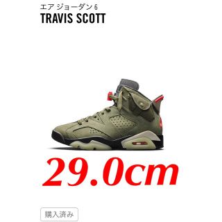 ナイキ(NIKE)のNIKE  エア ジョーダン 6 TRAVIS SCOTT  29cm(スニーカー)