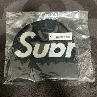 シュプリーム(Supreme)のSupreme Big Logo Beanie Black 19AW(ニット帽/ビーニー)