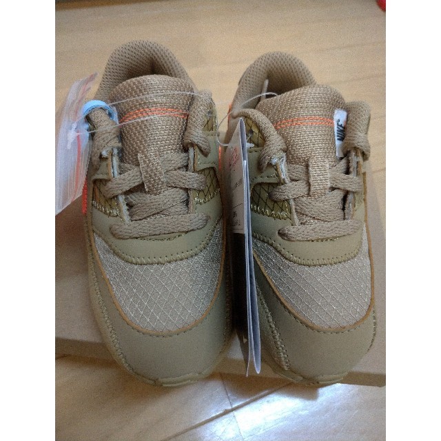 【12cm】NIKE Off-White the 10 AIR MAX 90茶スニーカー