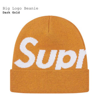 シュプリーム(Supreme)のSupreme Big Logo Beanie Dark Gold(ニット帽/ビーニー)