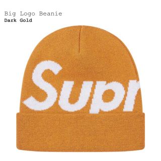 シュプリーム(Supreme)のSupreme Big Logo Beanie Dark Gold(ニット帽/ビーニー)