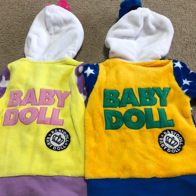 BABYDOLL(ベビードール)のbaby doll♡美品ドナルドデイジーパーカーセット キッズ/ベビー/マタニティのキッズ服男の子用(90cm~)(ジャケット/上着)の商品写真