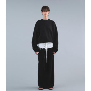 クリスチャンダダ(CHRISTIAN DADA)のCHRISTIAN DADA Kersey Belted Long Skirt(ロングスカート)