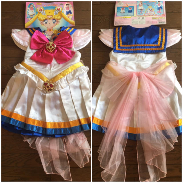 セーラームーン(セーラームーン)のセーラームーン🌙子供用コスプレ　リバーシブル エンタメ/ホビーのコスプレ(衣装)の商品写真