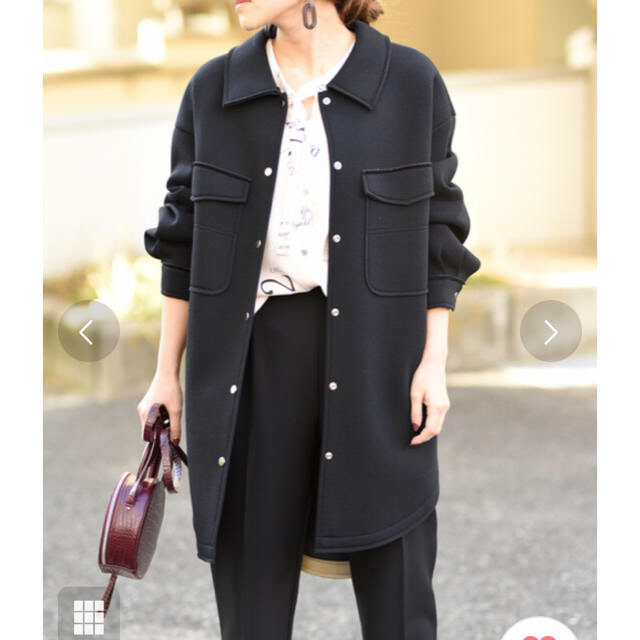 【Eimee Law】ボンディング配色シャツ ジャケット レディースのジャケット/アウター(その他)の商品写真