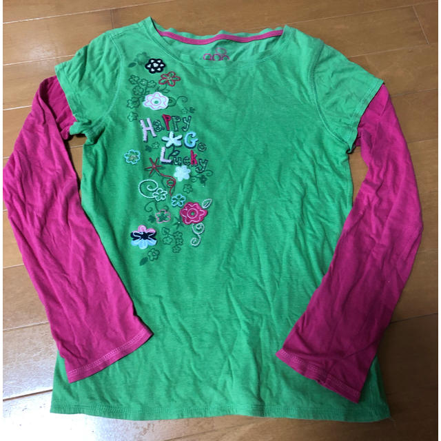 GAP(ギャップ)のGAP  重ね着風長袖150 キッズ/ベビー/マタニティのキッズ服女の子用(90cm~)(Tシャツ/カットソー)の商品写真