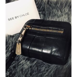 シーバイクロエ(SEE BY CHLOE)のSEE BY CHLOE  ②  二つ折り財布 保証書付き(財布)