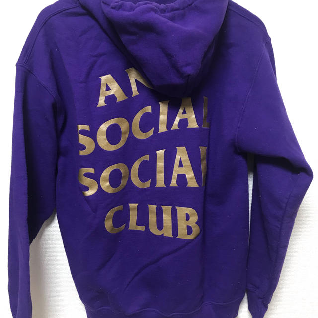 ANTI SOCIAL SOCIAL CLUB パーカー パープルパーカー