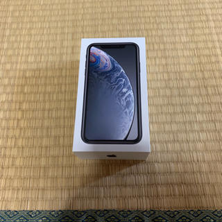 アップル(Apple)のSIMフリー iphoneXR 64GB ブラック(スマートフォン本体)