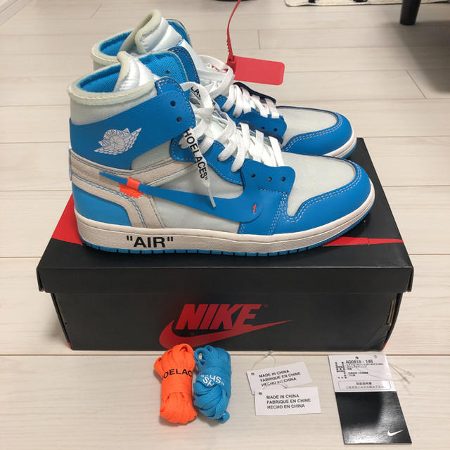 靴/シューズNIKE AIR JORDAN 1 OFF WHITE 26.5cm