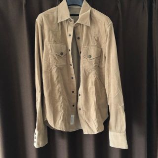 テットオム(TETE HOMME)のテットオム  コーデュロイシャツ　Sサイズ(シャツ)