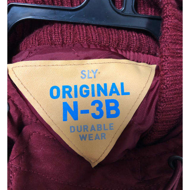 SLY(スライ)のSLY N3-B 2016 ワインレッド レディースのジャケット/アウター(モッズコート)の商品写真