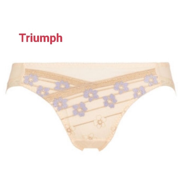 Triumph(トリンプ)のTriumph トリンプ 可愛い花柄レース レギュラーショーツ L ピーチ レディースの下着/アンダーウェア(ショーツ)の商品写真