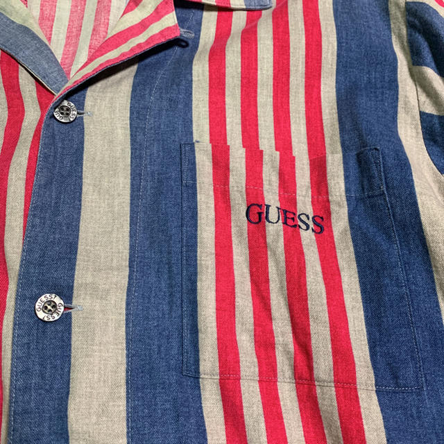 GUESS(ゲス)のGUESSストライプシャツ レディースのトップス(シャツ/ブラウス(長袖/七分))の商品写真