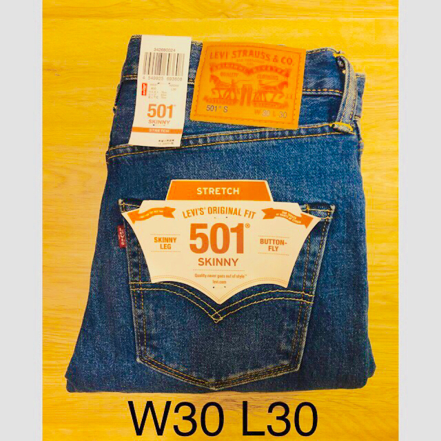 【新品未使用品】リーバイス LEVI'S 501 skinny ボタンフライ