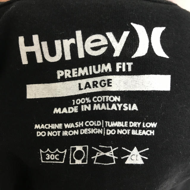 Hurley(ハーレー)のHurley Tシャツ 黒 メンズのトップス(Tシャツ/カットソー(半袖/袖なし))の商品写真