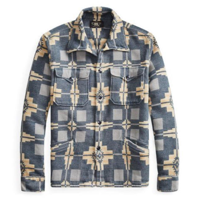 RRL - 新品*RRL*コットン ジャカード シャツ ジャケット*M RRL - 新品*RRL*コットン ジャカード シャツ ジャケット*M