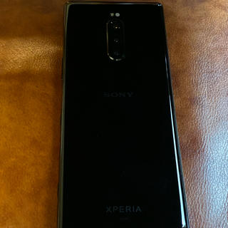エクスペリア(Xperia)の【美品】Xperia 1 SOV40 au SIMロック解除済み(スマートフォン本体)