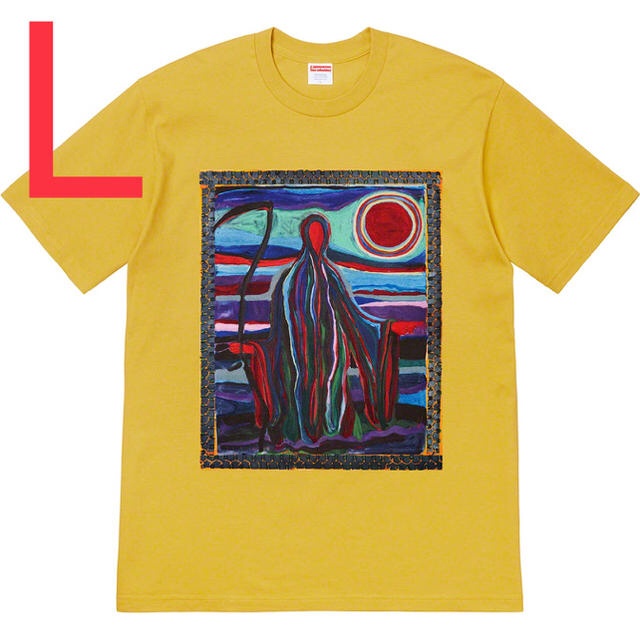 Supreme Reaper acid yellow Lサイズ 黄色Tシャツ/カットソー(半袖/袖なし)
