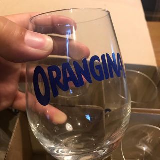 トウヨウササキガラス(東洋佐々木ガラス)のオランジーナ グラス 6個セット 非売品 業務用 orangina(グラス/カップ)