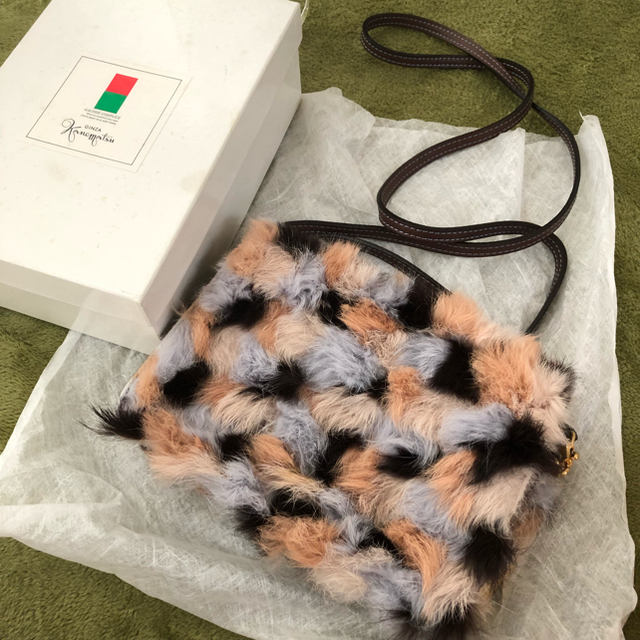 美品】GINZA Kanemathu☆銀座かねまつ 2wayファーバッグ まとめ割