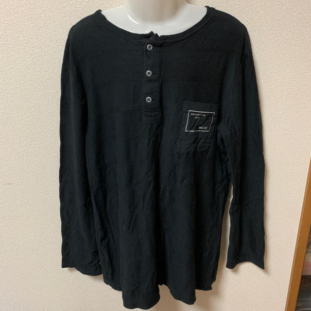 ZARA KIDS(ザラキッズ)の ZARA BOYS 9/10 140 ザラ　ロンティー　黒　美品 キッズ/ベビー/マタニティのキッズ服男の子用(90cm~)(Tシャツ/カットソー)の商品写真