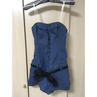 エイチアンドエム(H&M)の【新品】Ｈ＆Ｍ ペアトップワンピ　ショートパンツ(ベアトップ/チューブトップ)