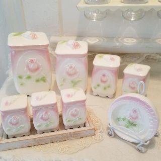 [専用]イマン imane ジャンヌ ほんわかピンクの６点セット(収納/キッチン雑貨)