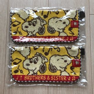 スヌーピー(SNOOPY)の新品 .pouch ハンドタオル スヌーピー 2個セット(ポーチ)