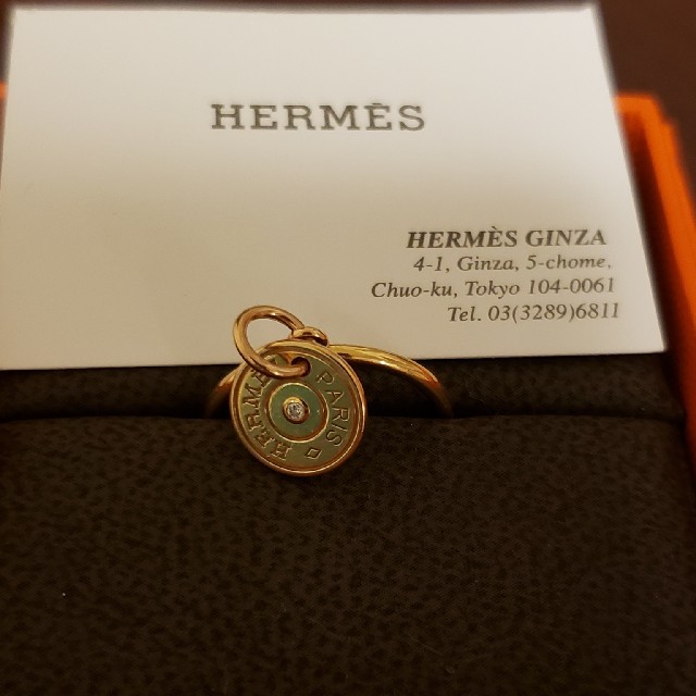 Hermes(エルメス)のエルメス  ガンバード　18Kピンクゴールド   ダイヤモンドリング レディースのアクセサリー(リング(指輪))の商品写真