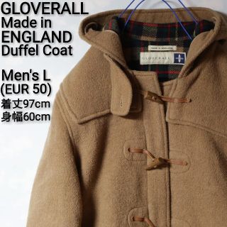 グローバーオール(Gloverall)のGLOVERALL ダッフルコート 英国製 UK製 キャメル チェック 裏地(ダッフルコート)