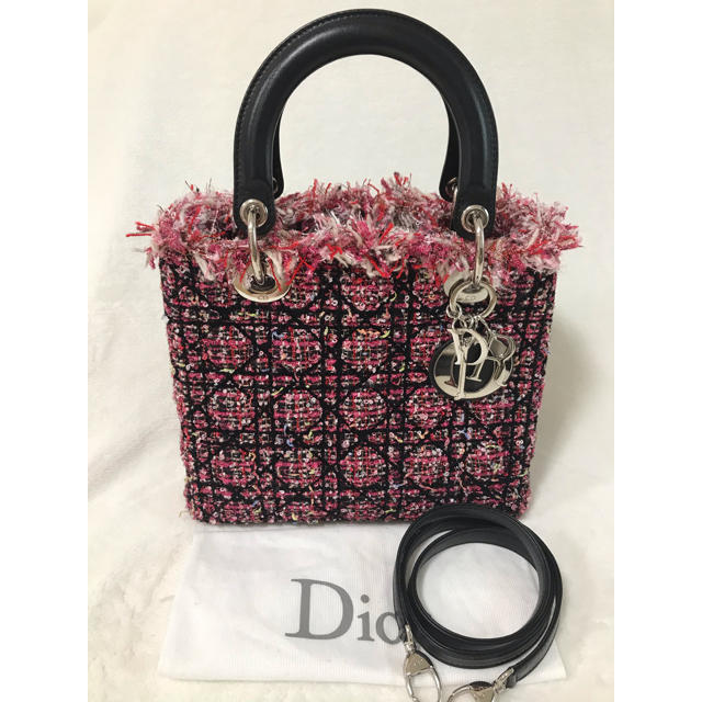 極美品 Christian Dior ディオール レディディオール ハンドバッグ