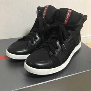 プラダ PRADA ハイカットスニーカー スニーカー メンズ約11cmヒール高