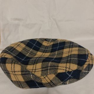 ハンチング帽子＋カーディガン(ハンチング/ベレー帽)